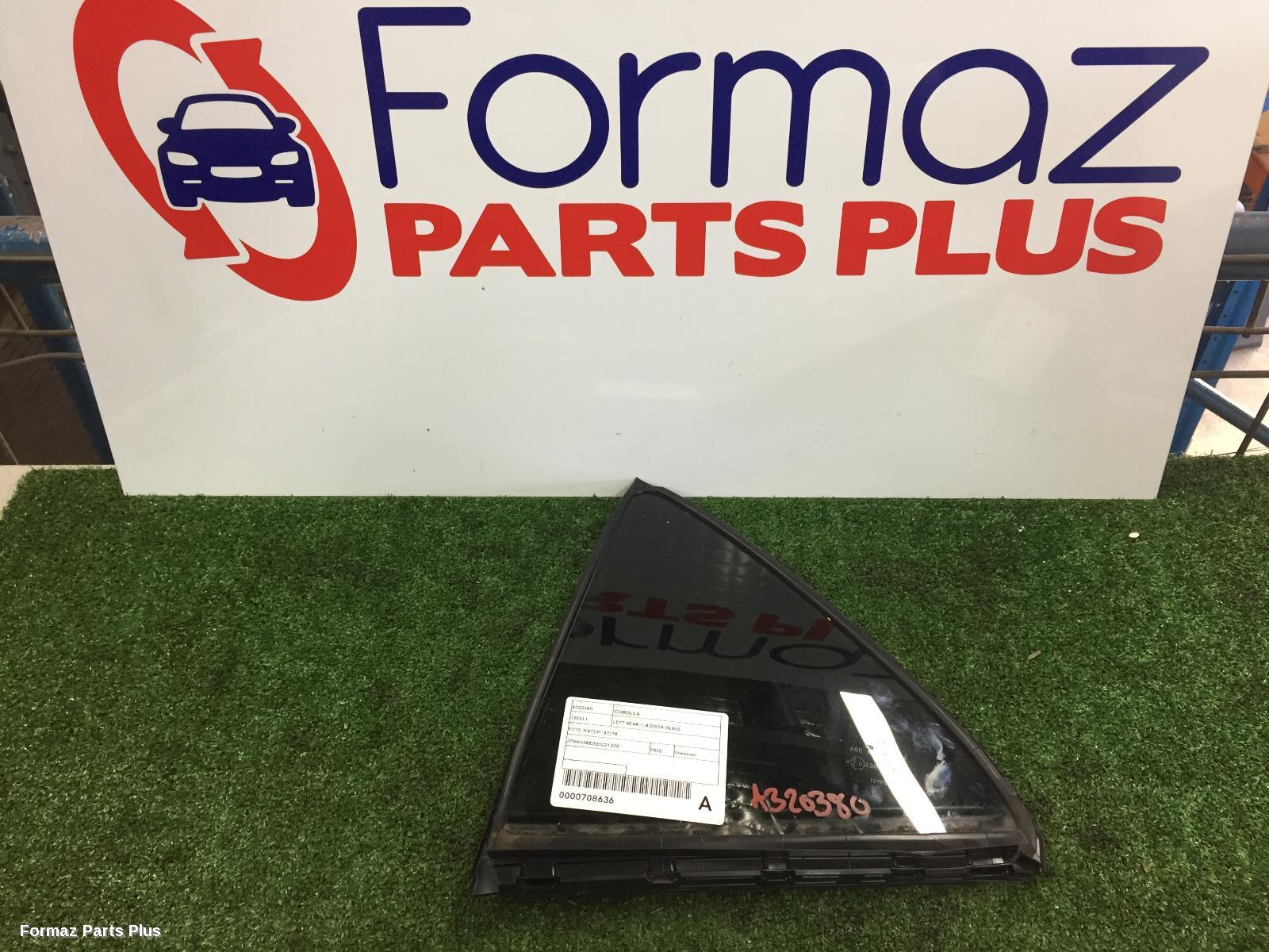 Left Rear 1/4 Door Glass