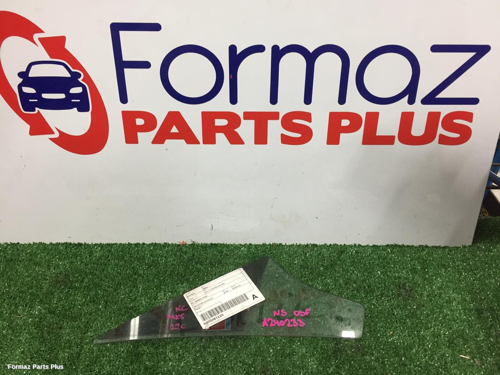 Left Front 1/4 Door Glass