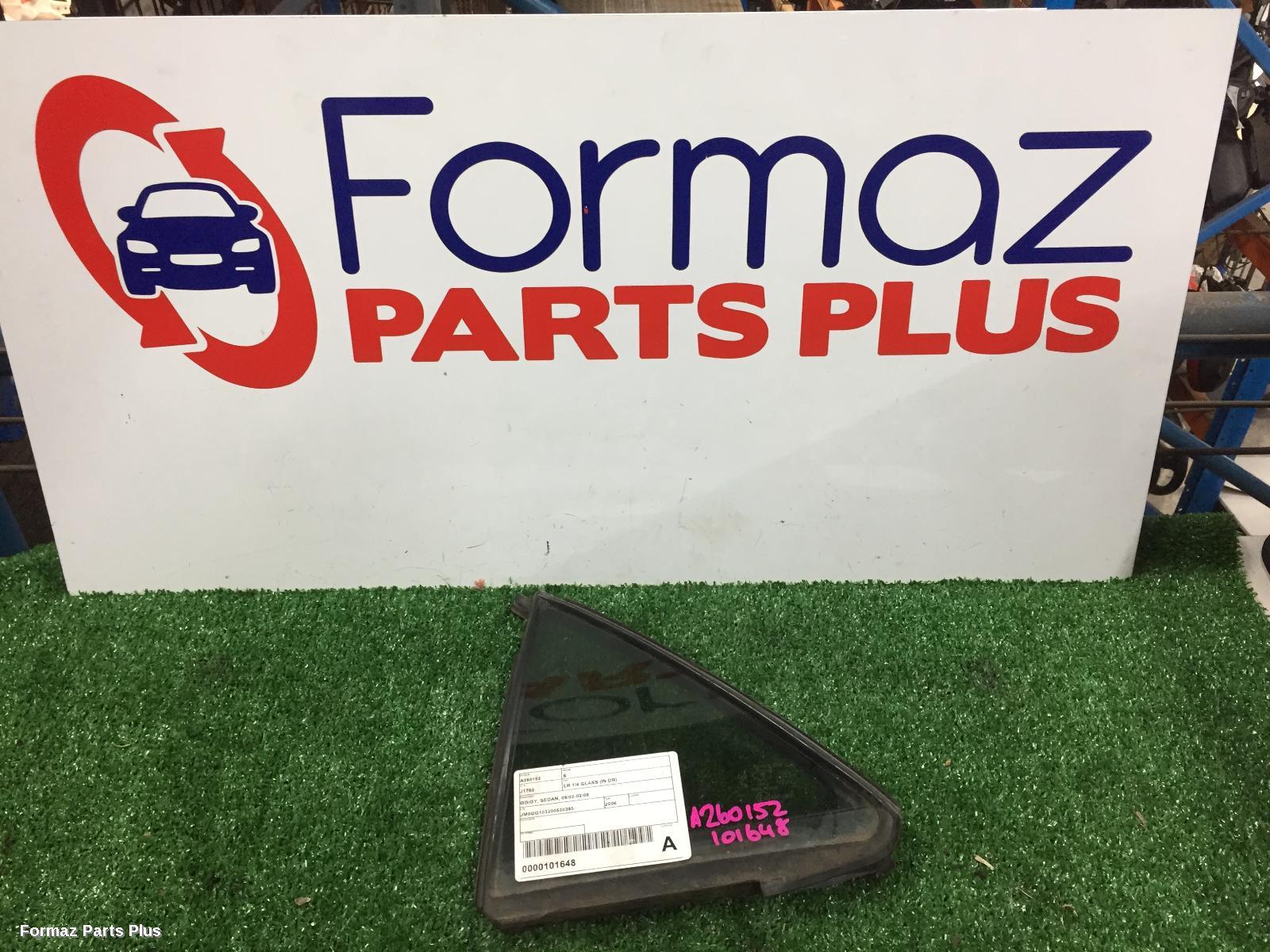 Left Rear 1/4 Door Glass