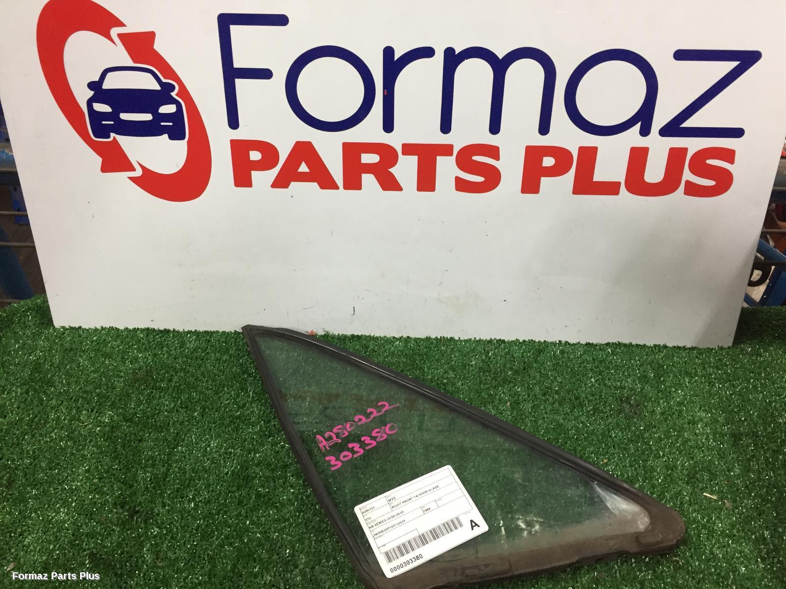 Right Front 1/4 Door Glass