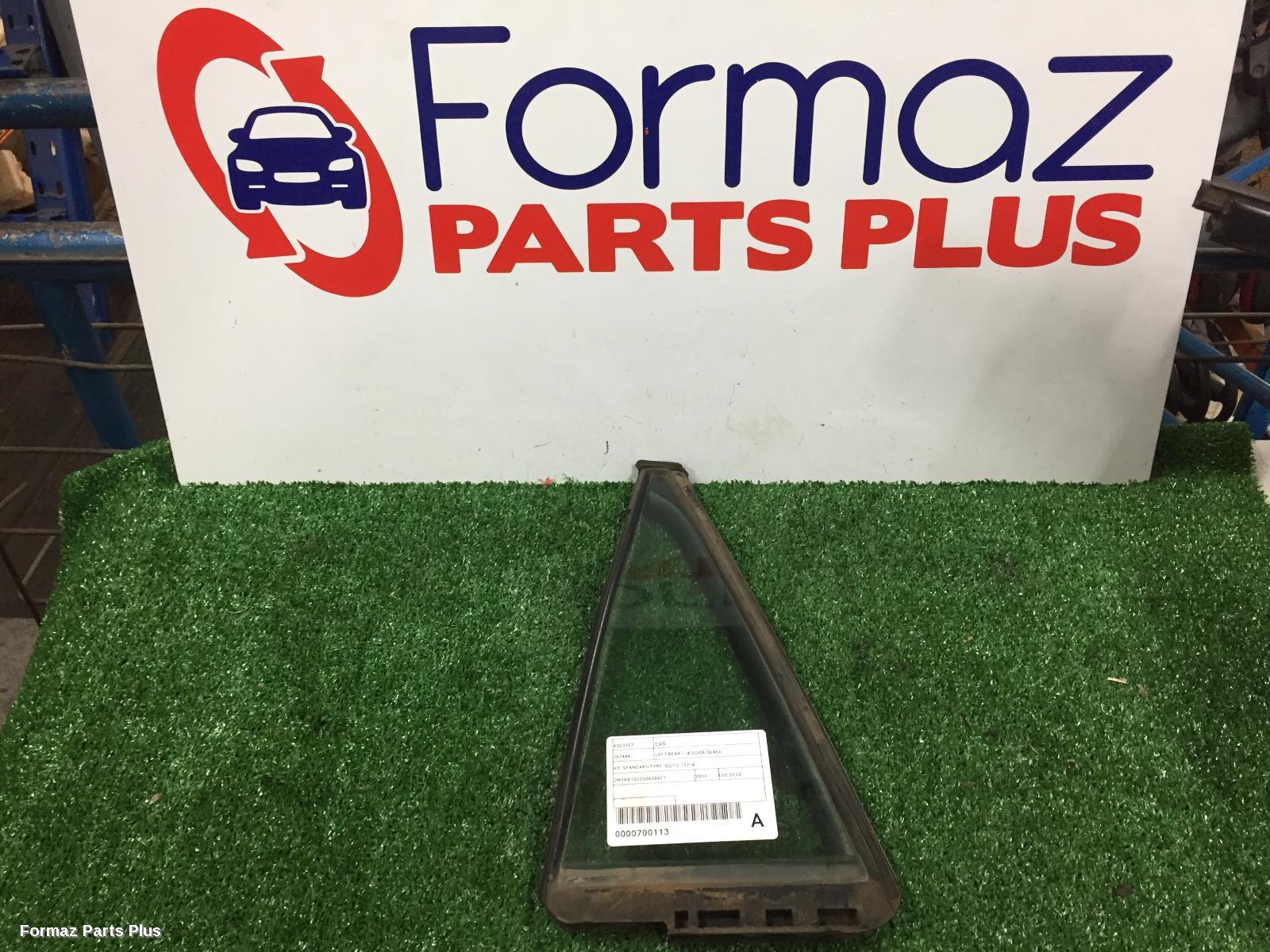 Left Rear 1/4 Door Glass